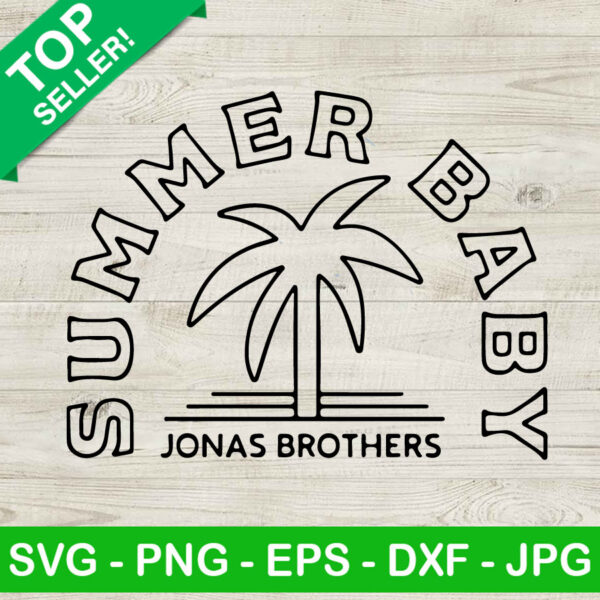 Jonas Brothers Summer Baby SVG