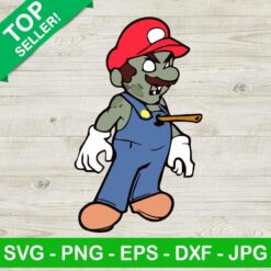 Horror Zombie Super Mario SVG