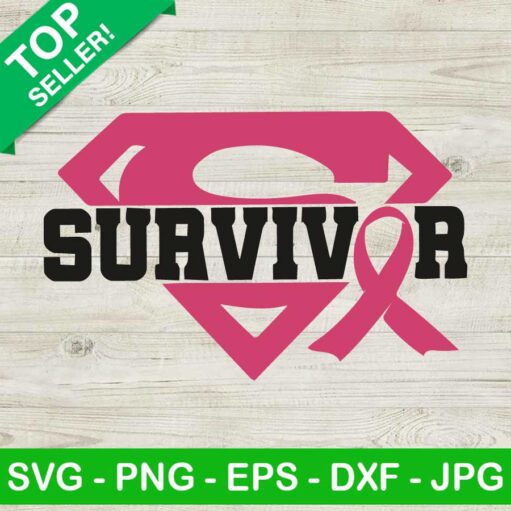 Survivor Pink Ribbon Svg
