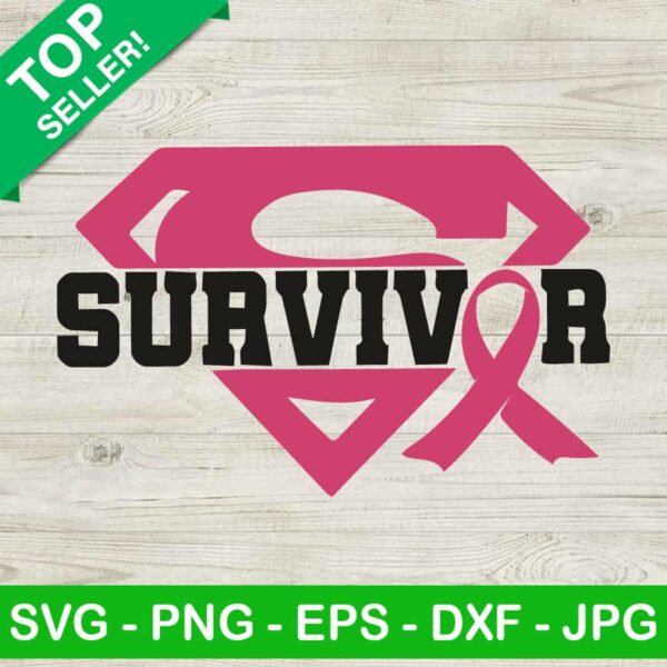 Survivor Pink Ribbon SVG