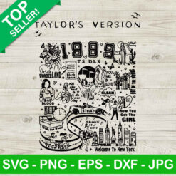Taylor's Version 1989 Album Lyric SVG PNG