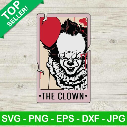 The Clown Tarot Cards Svg