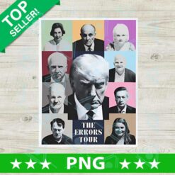 Trump Mugshot The errors tour PNG, Donald Trump Mugshot Sublimation transfer PNG, Trump Mugshot PNG