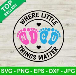 Where Little Things Matter SVG