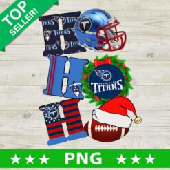 Christmas Ho Ho Ho Tennessee Titans PNG