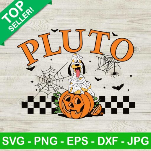 Pluto Pumpkin Halloween Svg