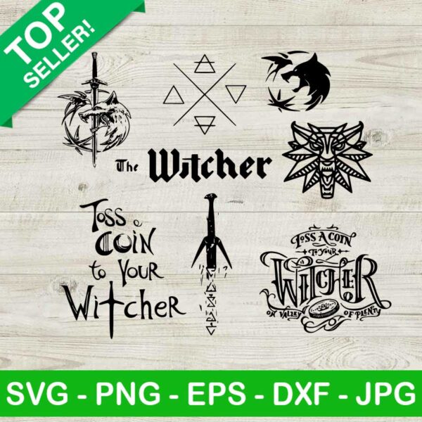 Toss A Coin For Your Witcher SVG, The Witcher SVG Bundle, The Witcher Movie Logo SVG PNG