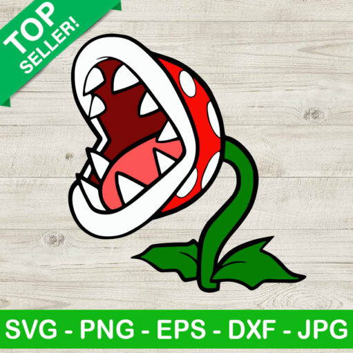 Piranha Plant Mario Svg