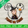 Anna Frozen Trick Or Treat SVG