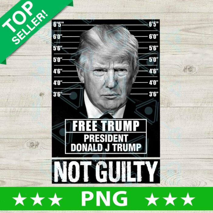 Free Trump not Guilty PNG