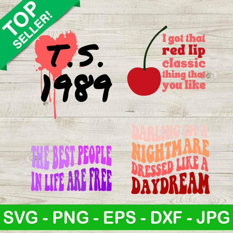 Taylor Swift 1989 SVG Bundle