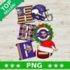 Christmas Ho Ho Ho Minnesota Viking PNG