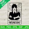 Wednesday Addams Tarot Cards SVG