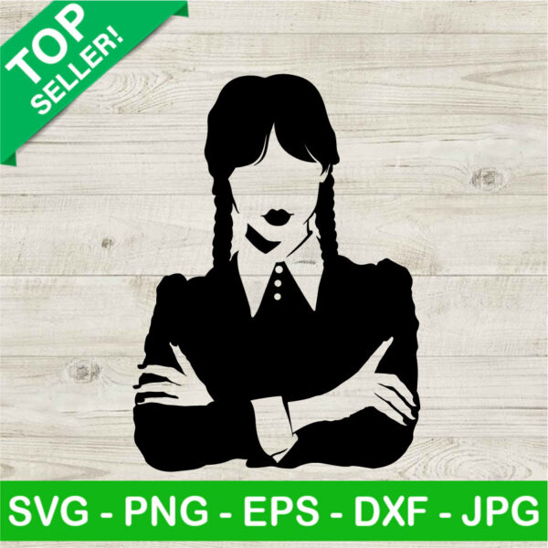 Wednesday Addams SVG PNG