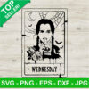 Wednesday Addams Poison Tarot Cards SVG