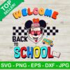 Mickey Welcome Back To School SVG