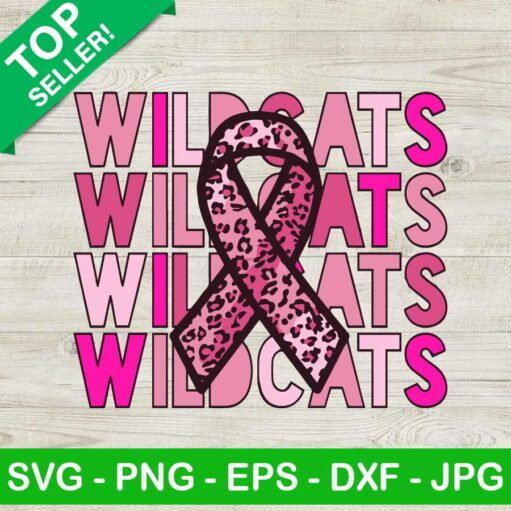 Wildcats Breast Cancer SVG