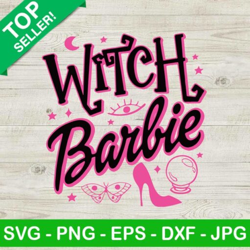 Witch Barbie Svg