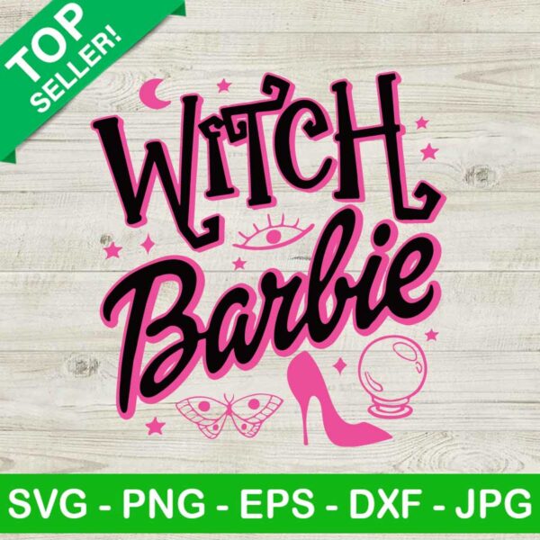 Witch Barbie SVG