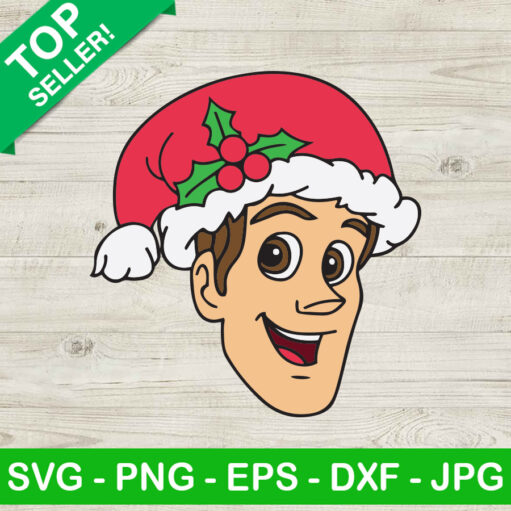 Woody With Santa Hat SVG