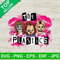 Horror Mean Girls SVG, The Plastics SVG, Horror Movie Characters SVG, Chucky Annabelle And Tiffany SVG