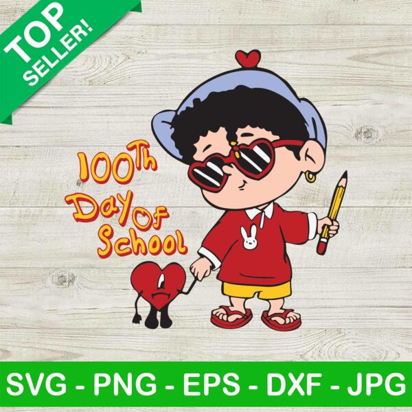 Baby Benito 100th Day Of School SVG