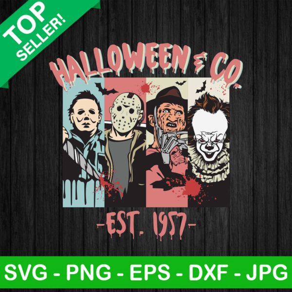 Halloween And Co Est 1957 SVG