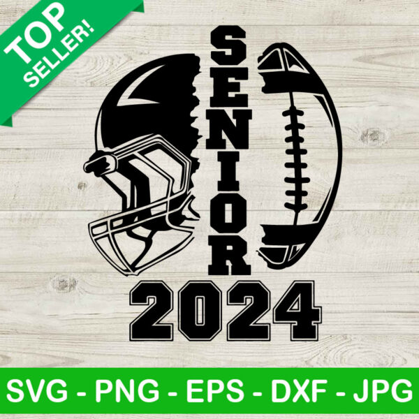 Senior 2024 Football SVG