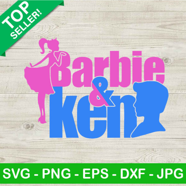 Barbie And Ken SVG PNG