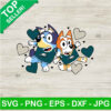 Bluey And Bingo Philadelphia Eagles NFL SVG