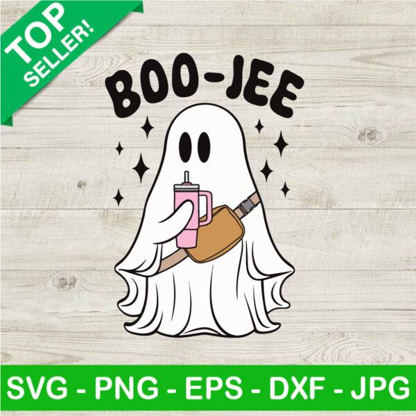Halloween Boo Jee Ghost SVG