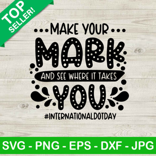 Happy International Dot Day Svg