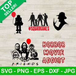 Horror Movie Addict SVG bundle