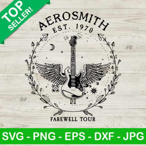 Aerosmith Est 1970 Farewell Tour Svg