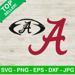 Alabama Football Logo SVG, Alabama Roll Tide SVG, Football Logo SVG PNG DXF