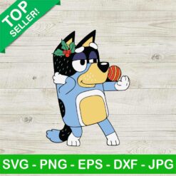 Bluey Merry Christmas SVG