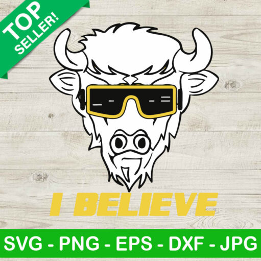 I Believe Colorado Buffalo Svg