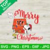 Snoopy Cincinnati Bengals Christmas SVG