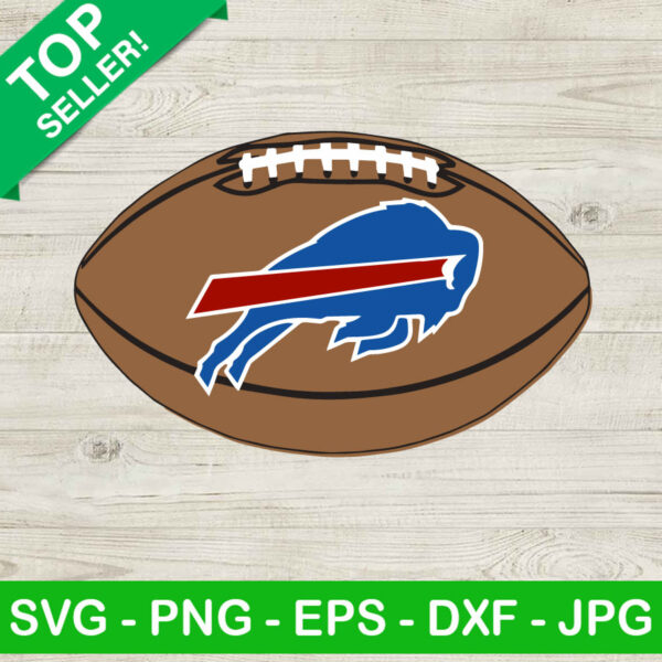 Buffalo Bills Ball Logo SVG