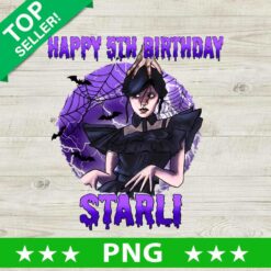 Happy 5th Birthday Starli Addams PNG