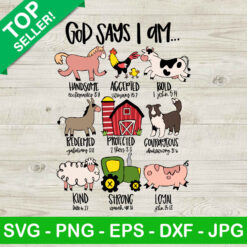 God says I am Handsome accepted Bold SVG, God Farmer Boy Bible SVG, Cattle Animals funny SVG PNG DXF