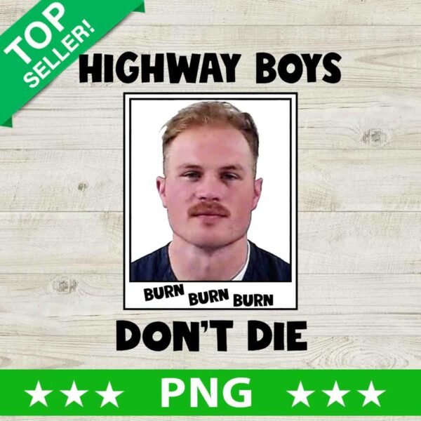 Zach Bryan Highway boys don't die PNG
