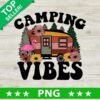 Camping Vibes flamingo floral PNG