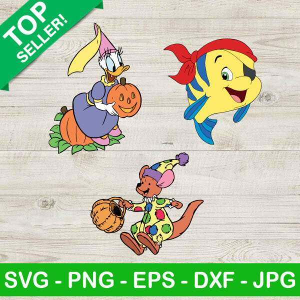 Disney Cartoon Characters SVG