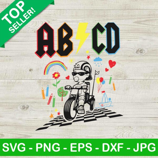 Teacher ABCD Rocks Back to School SVG