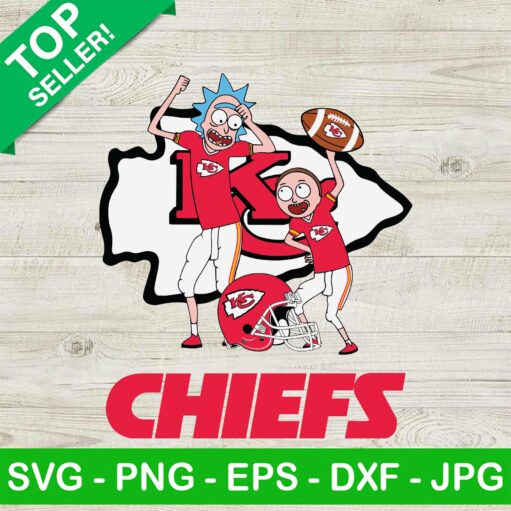 Rick And Morty Kansa City Chiefs Svg