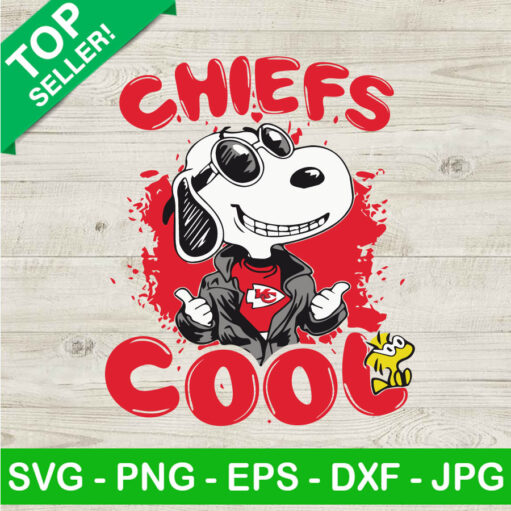 Snoopy Kansas City Chiefs Cool SVG