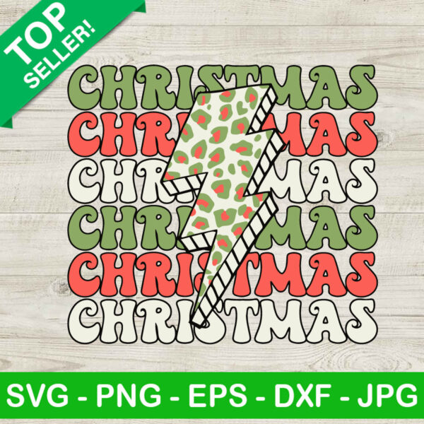 Christmas Christmas Christmas Lights SVG
