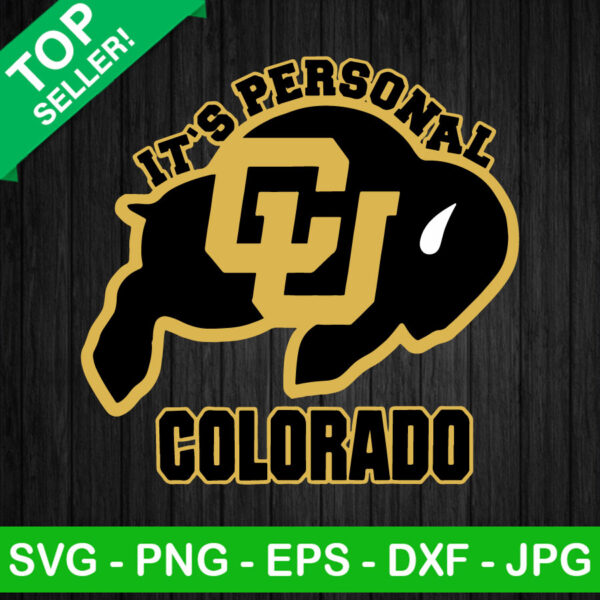 It's Personal Colorado Football SVG
