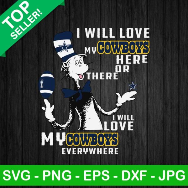 Dr Seuss Dallas Cowboys NFL SVG